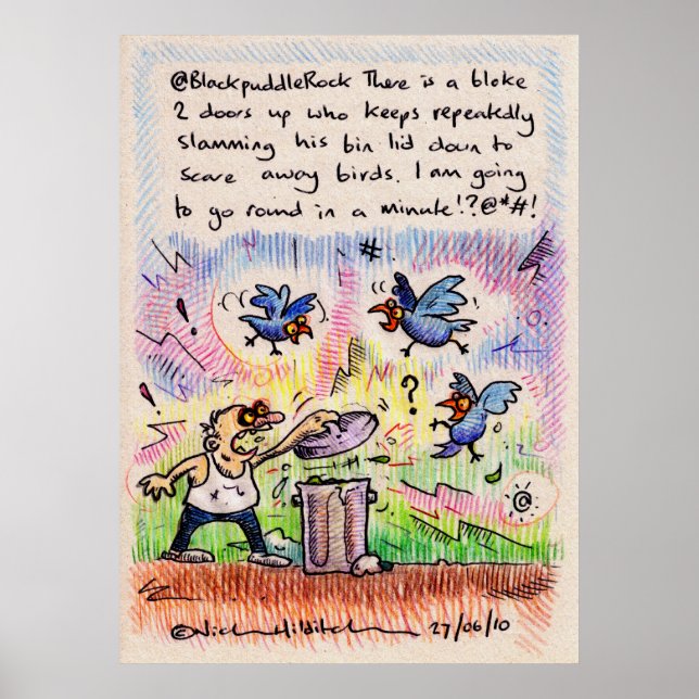 Poster @BlackpuddleRock's irkafirka print (Devant)