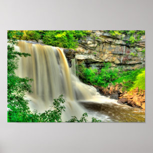 Poster Blackwater Falls, Virginie-Occidentale