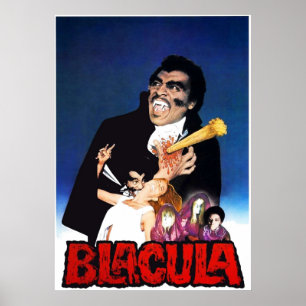 Poster Blacula 1972 Blaxploitation Horror v6