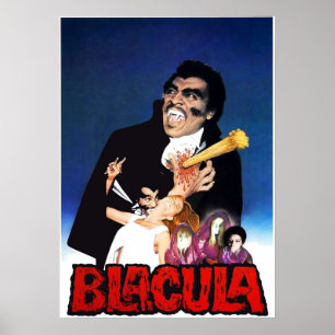 Poster Blacula 1972 Blaxploitation Horror v6
