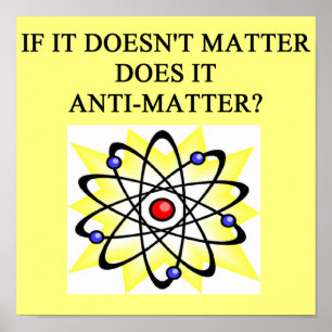 Poster blague anti-matière