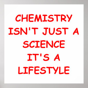 Poster blague de chimie