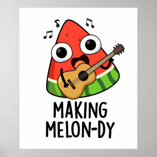 Poster Blague de melon drôle à fondre