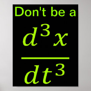 Poster Blague de physique de calcul