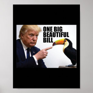 Poster Blague drôle Donald Trump Une Grande Belle Loi