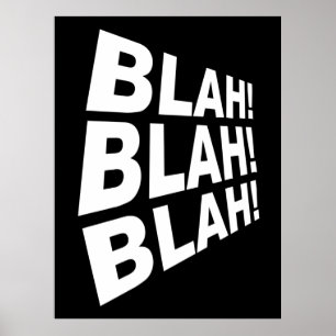 Poster Blah Blah