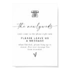 BLAIR Modern Boho Audio Téléphone Invité Inscripti