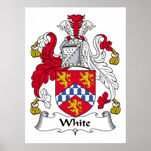 Poster blanc de la famille Crest
