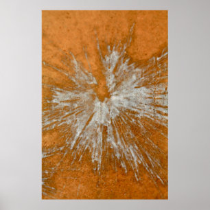 Poster Blanc sur Gold Paintball