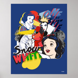 Poster Blanc Une pointe