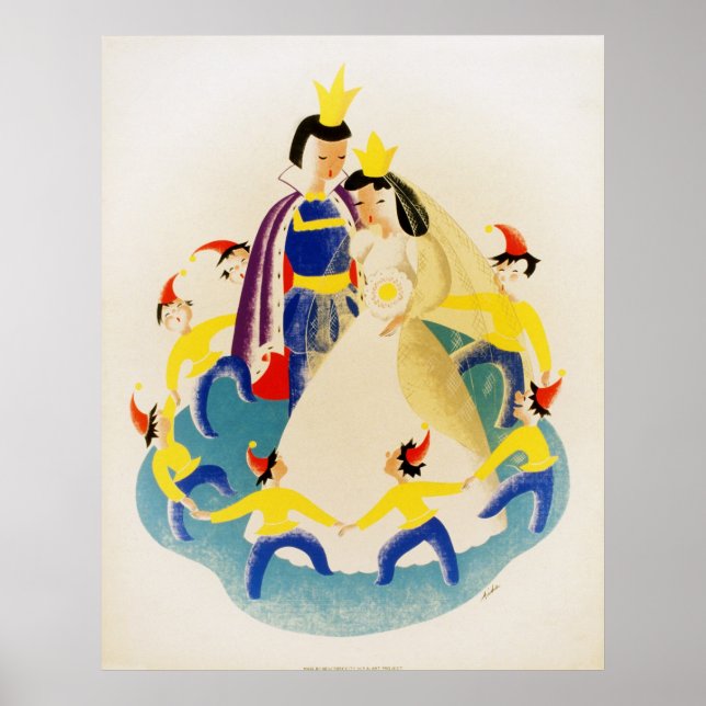 Poster Blanche Neige et les sept nains (Devant)