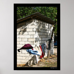 Poster Blanchisserie balinaise