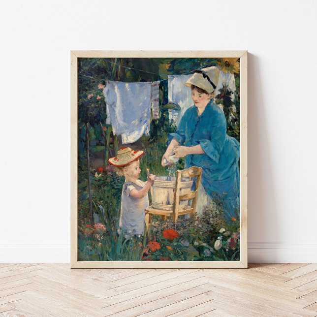 Poster Blanchisserie | Édouard Manet (Créateur téléchargé)