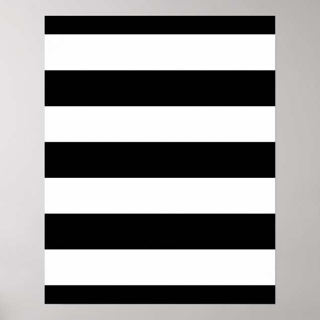 Poster Blancs Et Noirs Élégants (Devant)