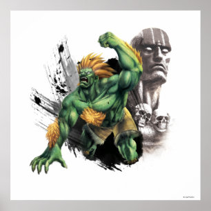 Poster Blanka Vs. Dhalsim