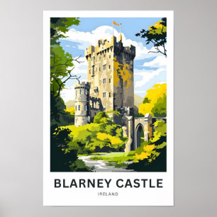Poster Blarney Castle Ireland Travel Print