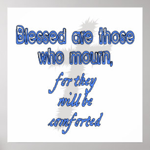 Poster Blessed Are Those Who Mourn