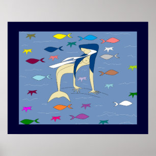 POSTER BLESSEE VIRGIN MERMAID