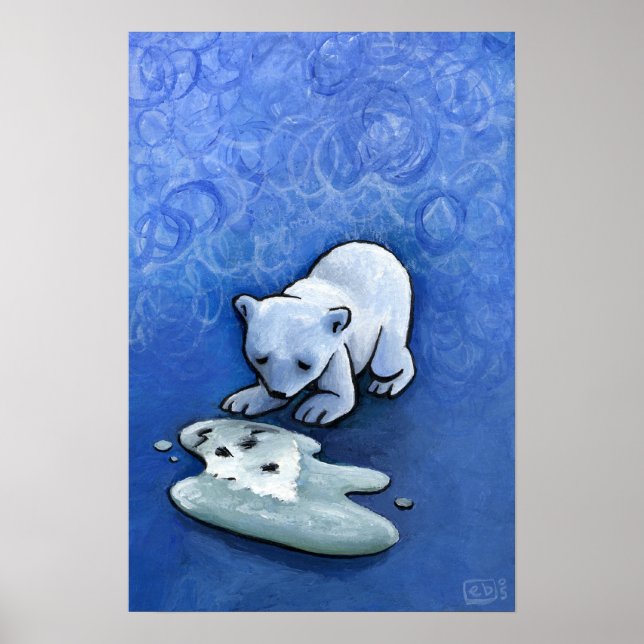 Poster Bleu (Devant)