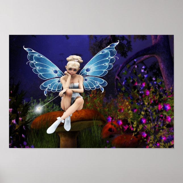 Poster Bleu (Devant)