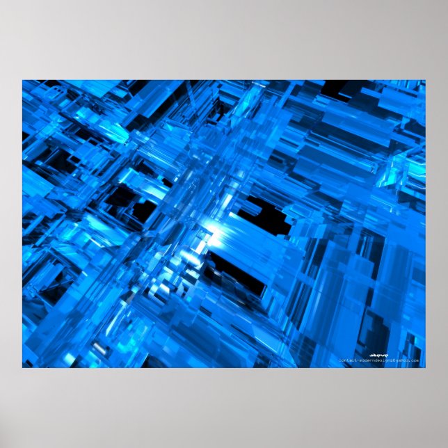 Poster bleu (Devant)