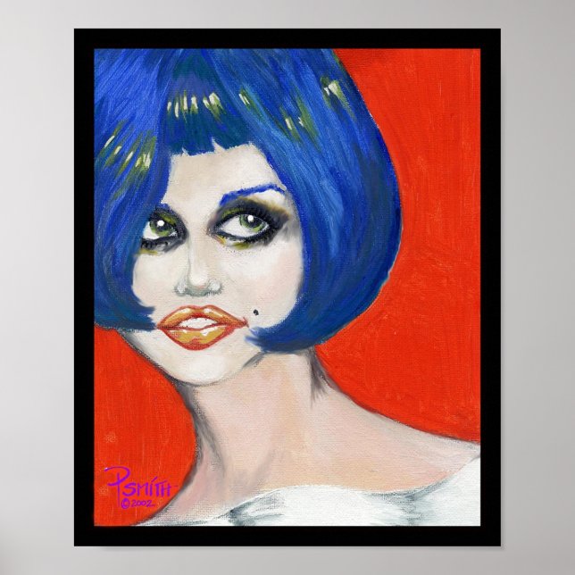 Poster Bleu (Devant)