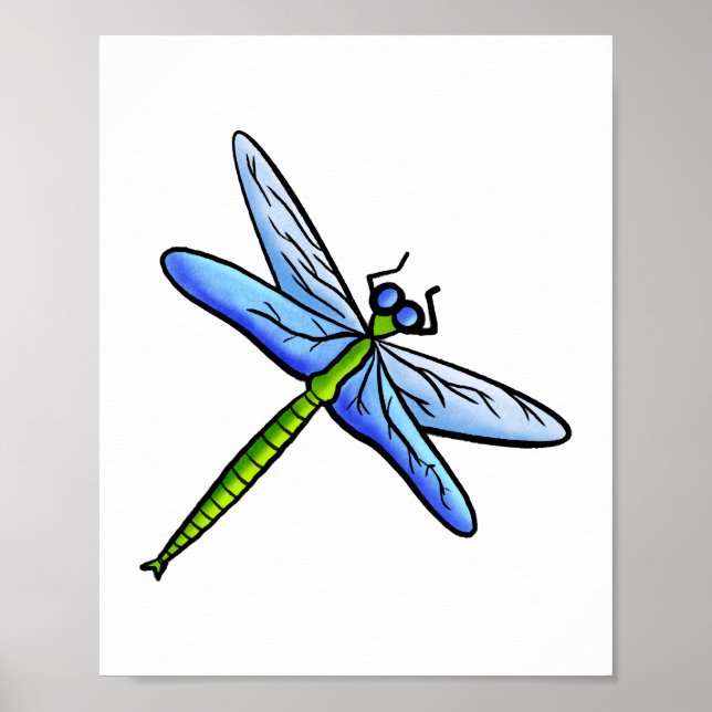 Poster Bleu (Devant)