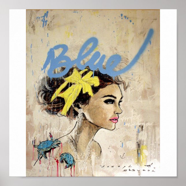 Poster bleu (Devant)