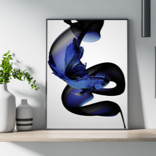 Poster bleu betta