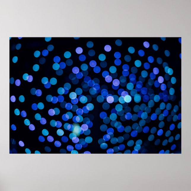Poster Bleu bokee clair (Devant)