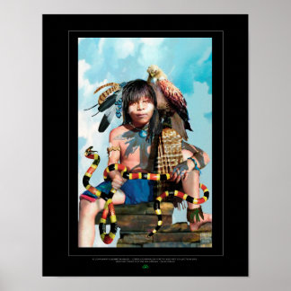 Poster Bleu Chaco