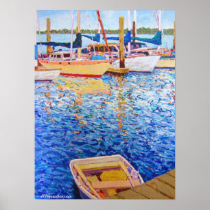 Poster "Bleu d'outre-mer "