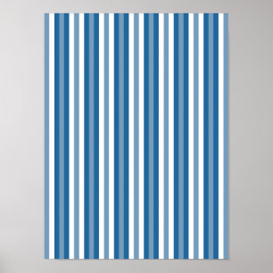 Poster Bleu et blanc Arrière - plan