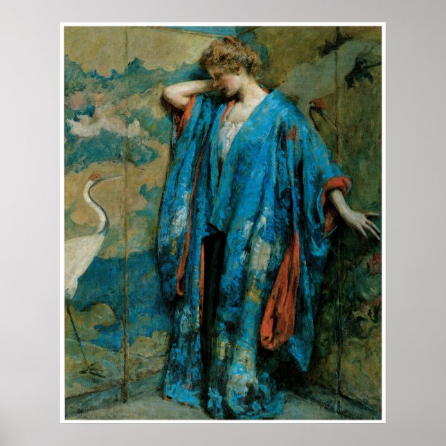 Poster Bleu et jaune, 1910, Robert Reid (Devant)