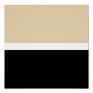 Poster Bleu Noir Abstrait