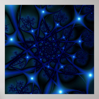 Poster Bleu P