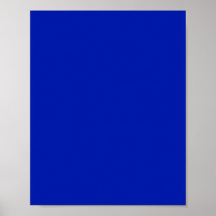 Poster Bleu (Pantone) (couleur solide)