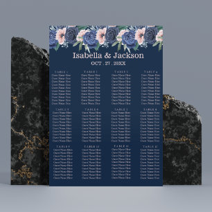 Poster Bleu Poussiéreux Noces Champagne Ivoire