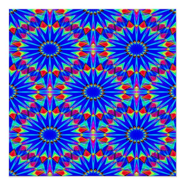 Poster Bleu soleil... (Devant)