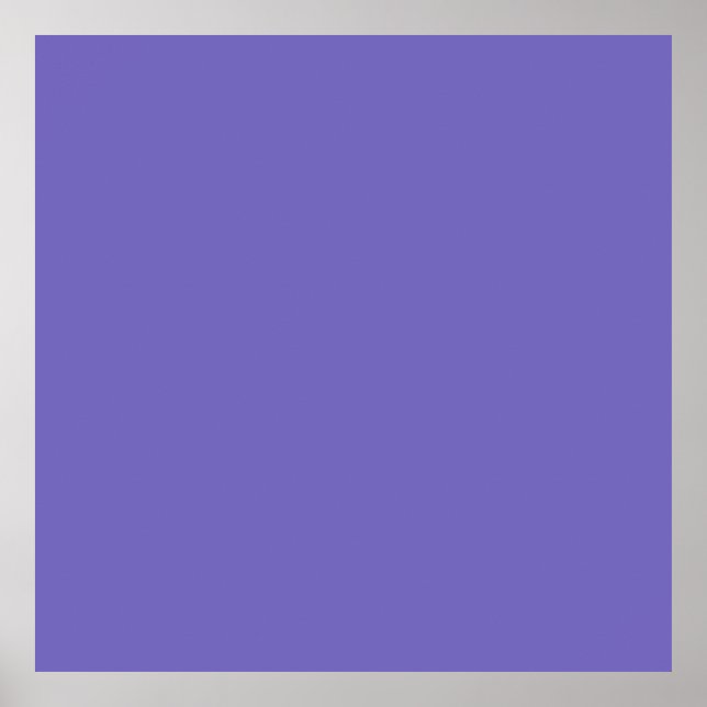 Poster Bleu-violet (Crayola) (couleur unie)  (Devant)