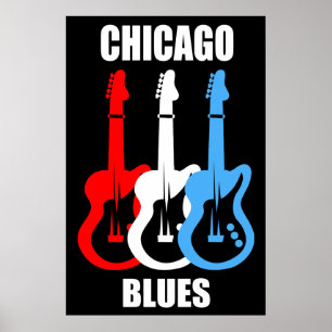 Poster Bleus de Chicago
