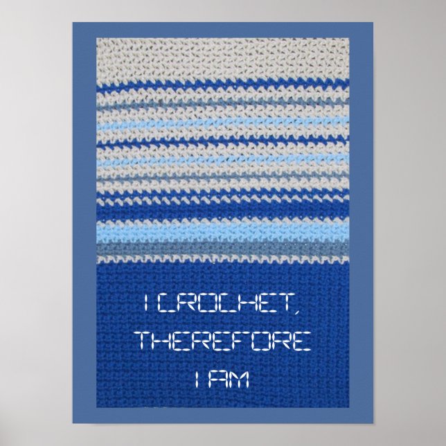 Poster - Bleus en Crochet (Devant)