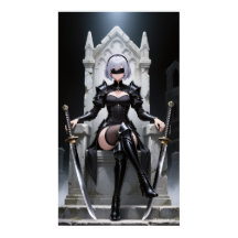 Blind Blade - Gothique Sci-Fi Warrior Art