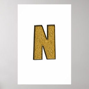 Poster Bling Gold N