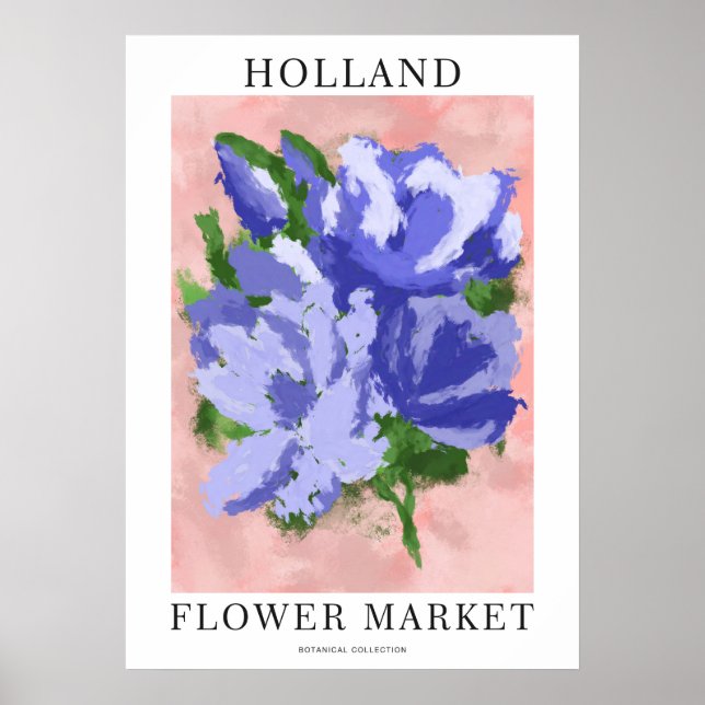 Poster Bliss botaniques : une collection de fleurs (Devant)