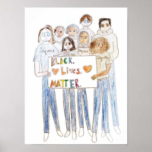 Poster BLM design Ninh-An Kimmons (Devant)