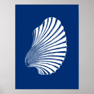 Poster Blocage de coquille de saint Jacques Impression, b