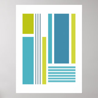 Poster Blocs & Rayures 4