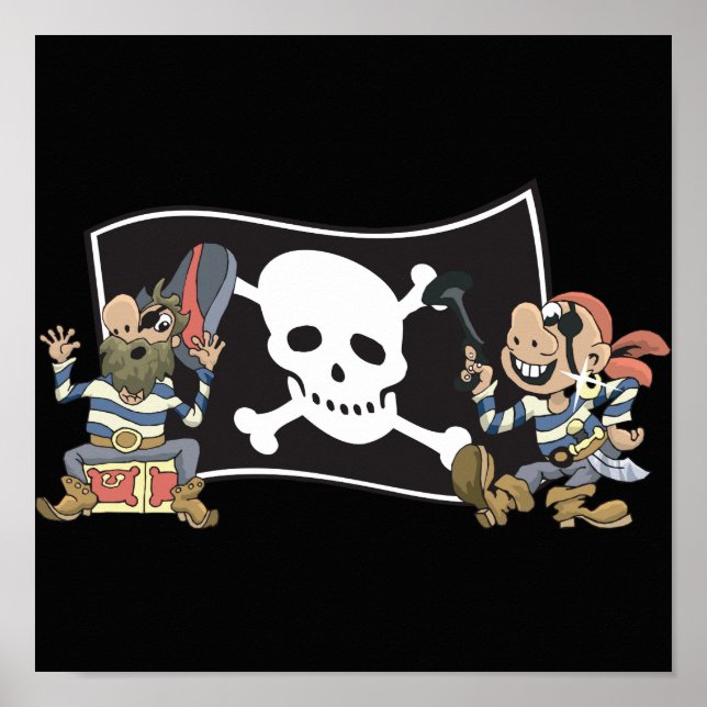 Poster Blokes de pirates (Devant)