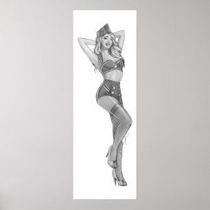 Poster Blonde Bombshell